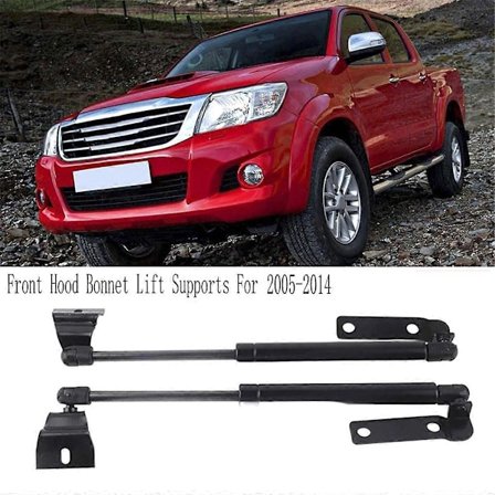Front Hood Bonnet Løfte Støtter Gas Fjeder Stang Arm Fjederben til Toyota Hilux Fortuner 2005