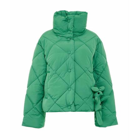 Ottod'Ame, Down Jackets Groen, Dames, Maat:S
