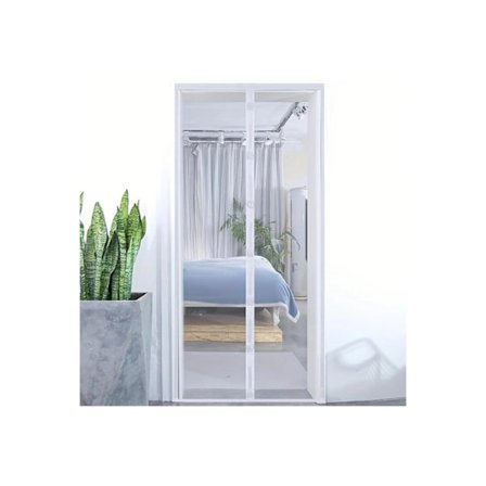 Myggnät för dörr med magnetstängning. 210cm x 100cm