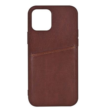 Mobilskal PU 1 Kort - iPhone 13 Mini Brun