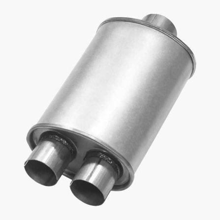 Ljuddämpare aluminiserat stål 64/76 5 mm - Biltema