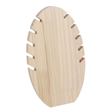 Smyckesställ i trä för skrivbord, halsbandsorganisatör, förvaringsställ