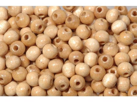 Träpärla 10 mm natur 200/fp - Lyreco - Skola och förskola - Hobbymaterial - Pärlor