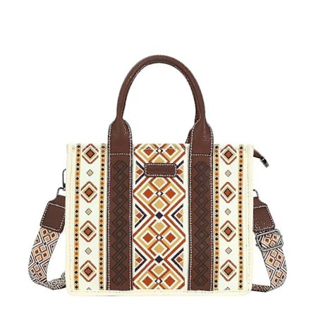Wrangler Tote Bag Western Vesker For Kvinner Skulder Boho Aztec Håndvesker