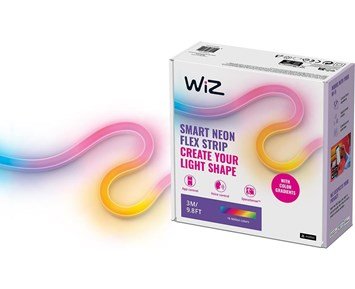 WIZ-Neon Flex strip 3m Kit Type-C-Smart og bøybar neonlist, 3 meter-Smart home-Lyslenker