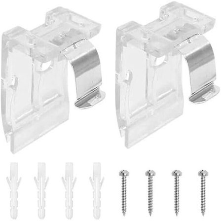 10 stk. Cellulære Persienner Hengende Kroker Gardinholdere for Gardiner Persienner Brakett Vertikale Persienner Reservedeler Persienner Hold Ned 