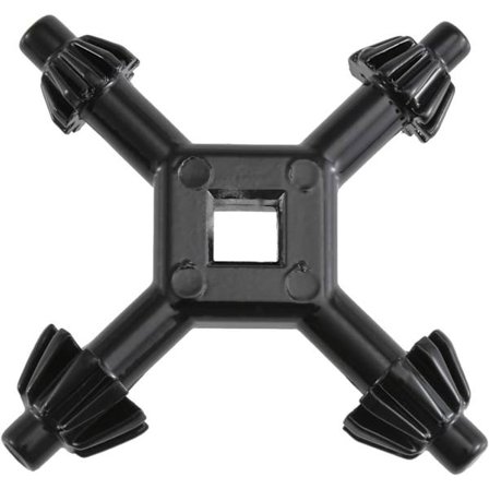 4-vägs Chuck-nyckel, 4-i-1 Universal Chuck-nyckel, Sladdlös Kraftverktyg,