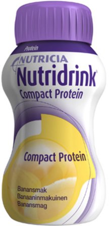 Nutridrink Compact Protein næringsdrikk banan 4x125 ml
