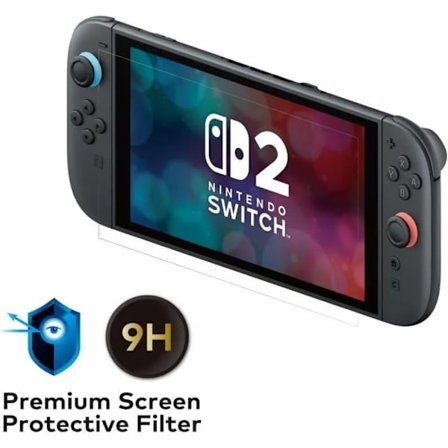 Premium skjermbeskytter i herdet glass Kompatibel med - - Nintendo Switch 2 - Anti-blått lys - 9H hardhetsgrad