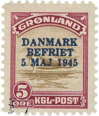Grønland 1945 - Amerikaner udgaven - AFA 18 - Postfrisk