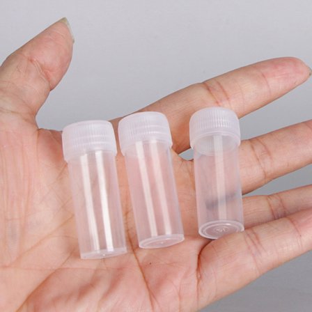 20 st 5 ml plastflaskor medicin piller vätska pulver förvaring