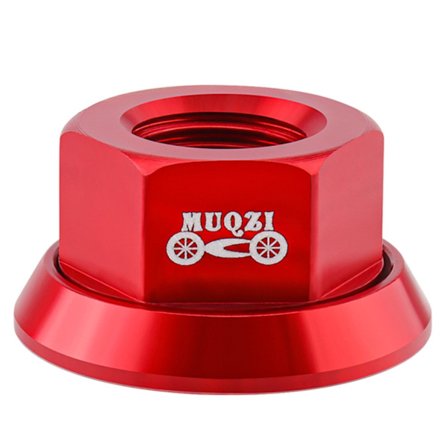 Cykel M10 nav møtrik med flange før baghjul låseskrue Cykler hjulaksel møtrik