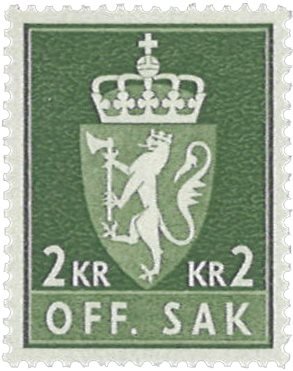 Norge 1968-1975 - Tjenestemærker AFA 89F - Postfrisk