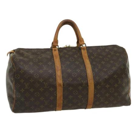 Louis Vuitton Vintage, Pre-owned Leather louis-vuitton-bags Bruin, unisex, Maat:ONE Size