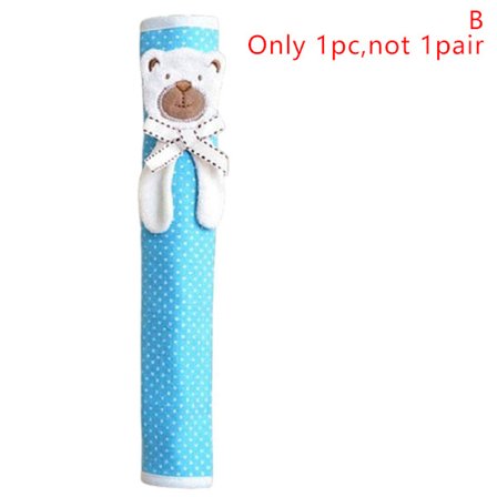 1 st tyg Polka Dot Dörrknopp Handskar Tyg Handtag Dörr Kylskåp H