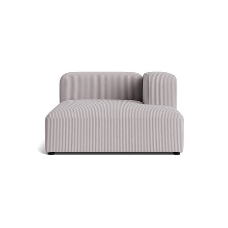 Milo XL chaiselong, højrevendt - Lincoln Lysegrå - 130x170x72 - Sofa, chaiselong
