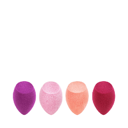 Real Techniques 4 Mini Miracle Complexion Sponges Penslar & svampar Dam ONESIZE