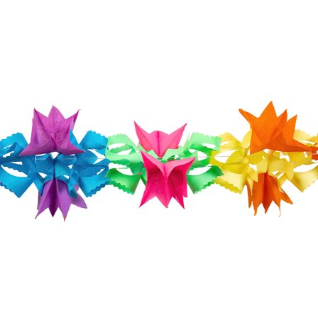 Guirlande Blomster Flerfarvet