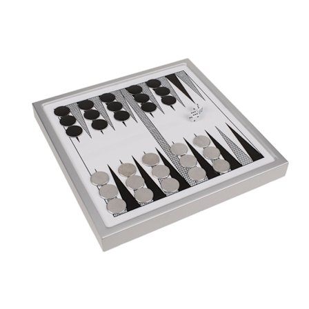 Out of the Blue Metal Game Backgammon