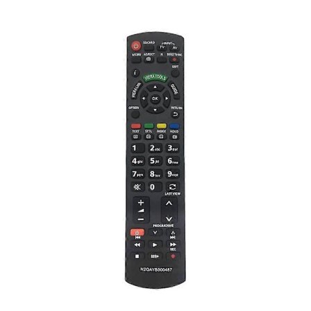 Korvaava Panasonic-kaukosäädin N2QAYB000487 yleismallisille Panasonic-televisioille