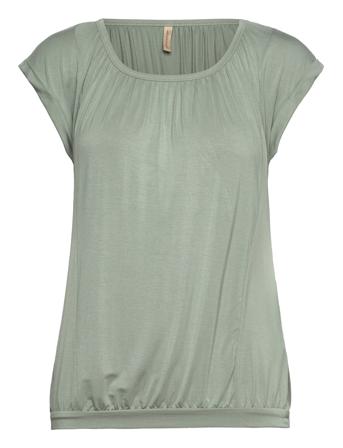 Sc-Marica T-shirts & Tops Short-sleeved Grønn Soyaconcept*Betinget Tilbud