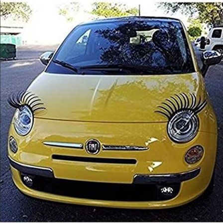 Bilstrålkastare med ögonfransar för dekorativa ögonbryn, personlig stil