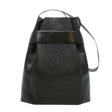 Louis Vuitton Vintage, Pre-owned Leather louis-vuitton-bags Zwart, Dames, Maat:ONE Size