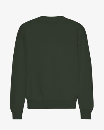Organic Oversized Crew - Hunter Green - Male - S