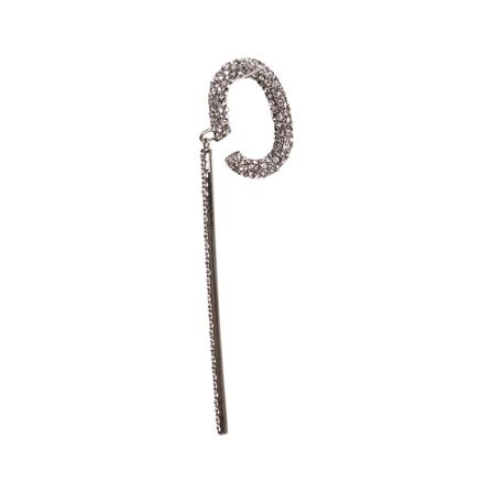 Alexander McQueen Earrings Grå, Dame Øreringe, Størrelse: ONE Size