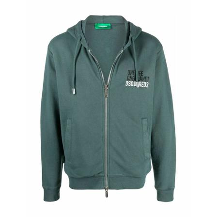 Dsquared2 - Tröjor - Grön - Herr - Storlek: L, Herr, Storlek: L