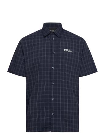 Norbo S/S Shirt M Tops Shirts Short-sleeved Navy Jack Wolfskin