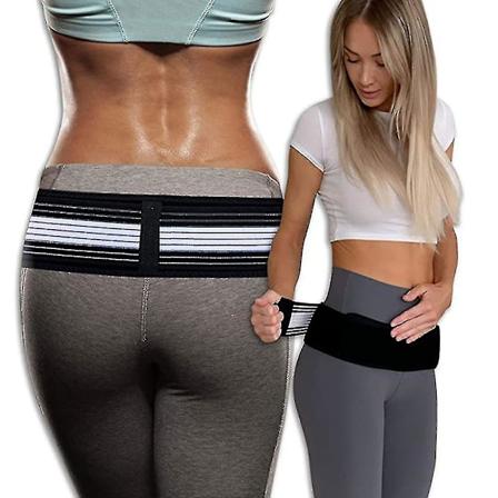 Bälte för höftled och ländrygg - Stöd för män och kvinnor - Höftstöd för höftsmärta - Bälte för bäckenstöd - Trochanterbälte - Ischias bäcken 