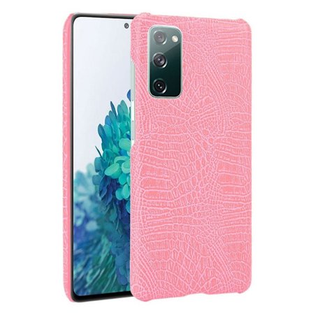 Croco Samsung Galaxy S20 FE 5G / Samsung Galaxy S20 FE skal - Rosa