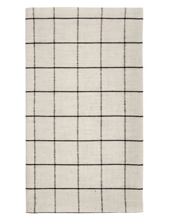 house doctor | Bordløber, Hdjoin, Sort;Råhvid | 140X40X0CM