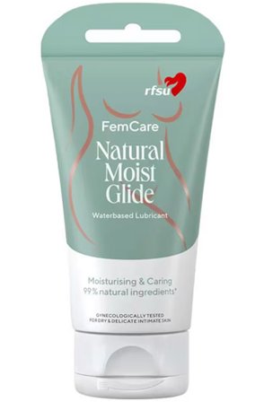 RFSU FemCare Natural Moist Glide 75 ml Vesipohjainen liukuvoide