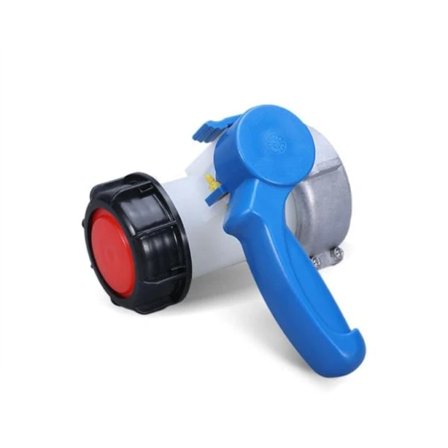 Tønde Ventilmontering IBC 1000L DN50-75mm Blå[YJD]