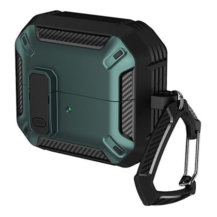 Samsung Galaxy Buds3 / Buds3 Pro Earphone Cover with Carabiner - Green