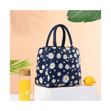 Lunchväska Box Isolerad Termos Cooler Vuxenväska Svart