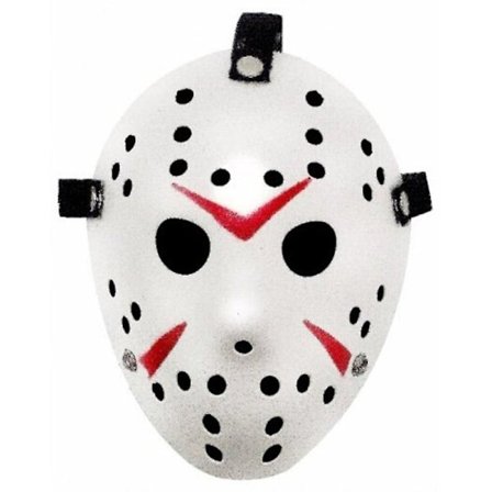 Masker Halloween Maskerademaske Jason Vs Fredag den 13. Cosplay Kostyme Melk Hvit