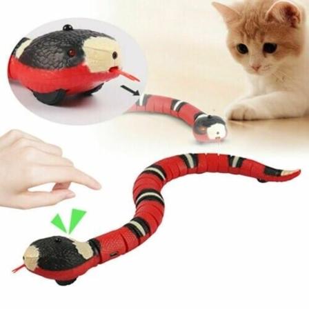 Smart Sensing Snake Katt Leke Elektroniske interaktive leker for katter 1 stk