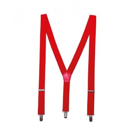 Premier Herr Clip On Braces En Storlek Röd