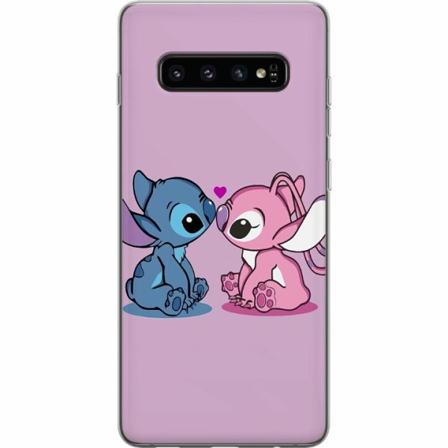 Samsung Galaxy S10 Genomskinligt Skal Lilo And Stitch