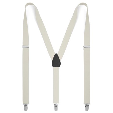 Slanke Elfenbensfarvede Seler til mænd - Clip-on seler