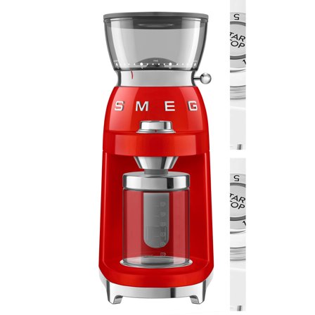 Smeg Kaffekvern, rød