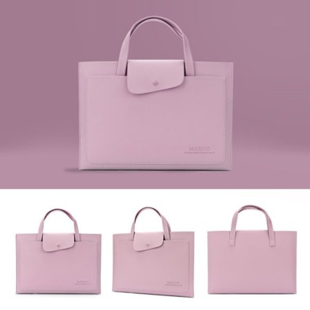 Laptopväska Axelhandväska MÖRKROSA 13,3 14 tum 13,3 14 tum