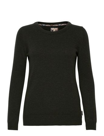 Barbour Pendle Crew Kn Pullover Grønn Barbour*Betinget Tilbud