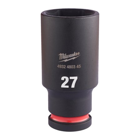 Milwaukee Shockwave Impact Duty Kraftpipe 1/2" firkant, dyp 27 mm, Håndverktøy
