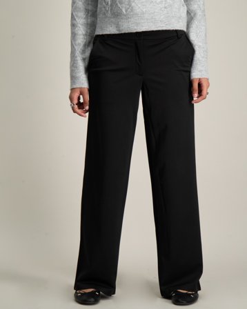 LMTD NLFRETTE LW WIDE PANT Schwarz Hosen Mädchen - Kids Brand Store