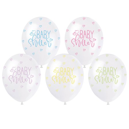 Baby Shower Ballonger Pastell