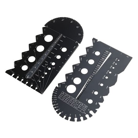 Metriske og imperiske metalgevindstigninger MultiGauges Møtrik- og boltgevindkontrol